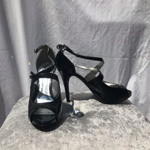 Black stiletto women’s heels